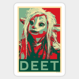 Deet - The Dark Crystal: Age of Resistance - Shepard Fairey Hope Poster Parody Sticker